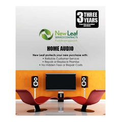 New Leaf 3-Year Audio Equipment Service Plan for Products Retailing Under $7500