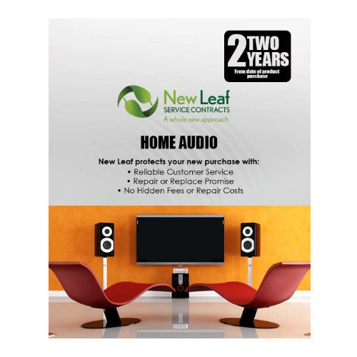 New Leaf 2-Year Audio Equipment Service Plan for Products Retailing Under $5000