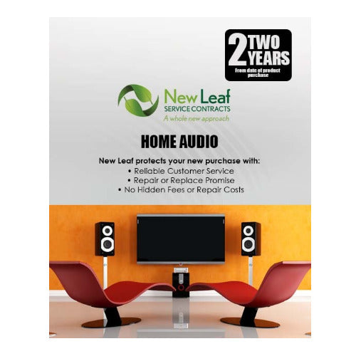 New Leaf 2-Year Audio Equipment Service Plan for Products Retailing Under $500