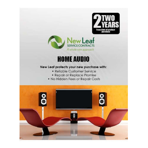 New Leaf 2-Year Audio Equipment Service Plan for Products Retailing Under $1000
