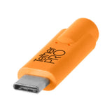 Tether Tools TetherPro USB-C to 3.0 Micro-B Right Angle Cable (High-Visibility Orange)