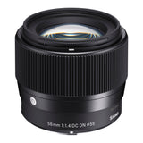 Sigma 56mm f/1.4 DC DN Contemporary Lens for Canon EF-M with 64GB Extreme PRO SD Card Travel Bundle
