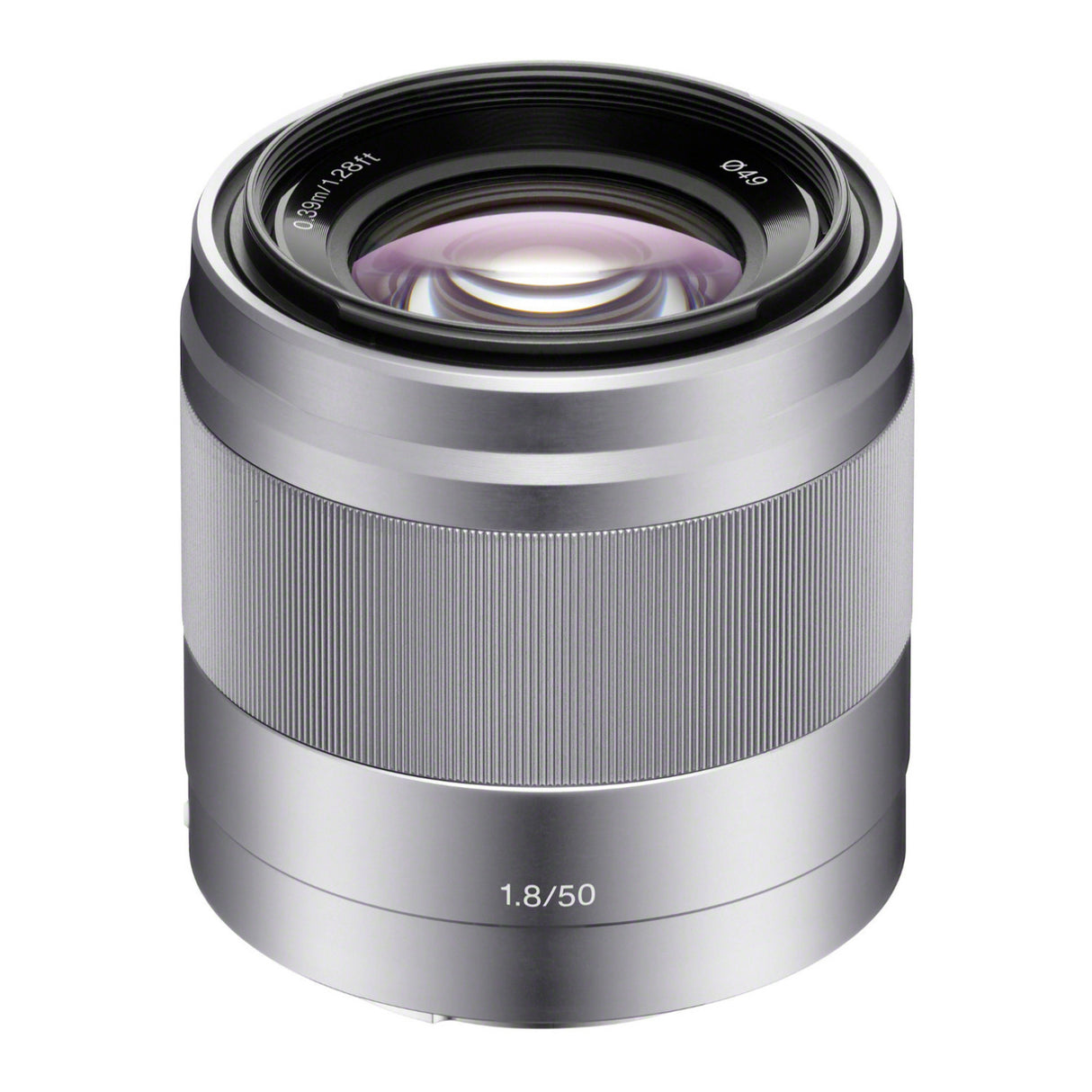 Sony E 50mm f/1.8 OSS Prime Lens (Silver)