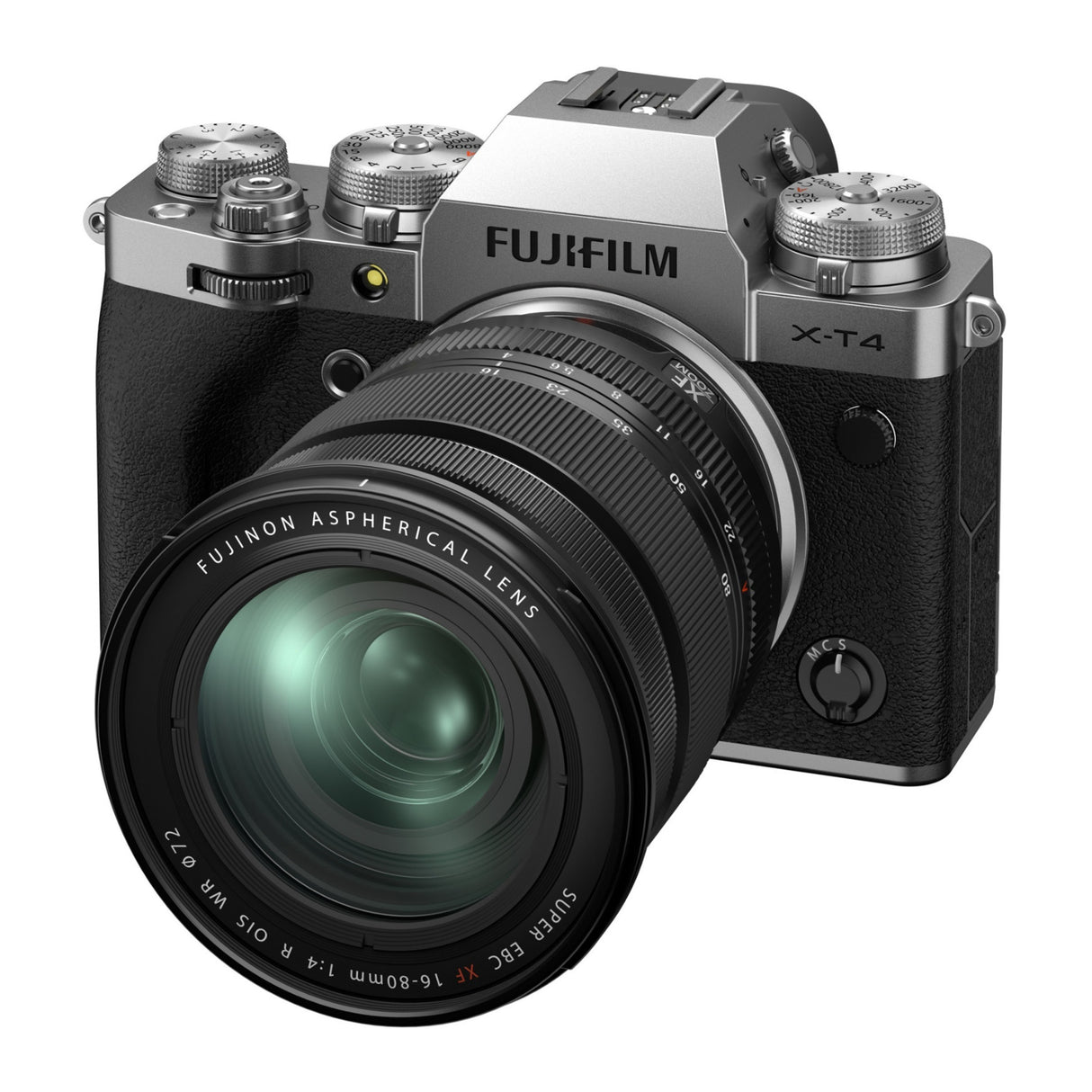 Fujifilm X-T4 Mirrorless Digital Camera with XF 16-80mm f/4 Lens Kit (Silver)