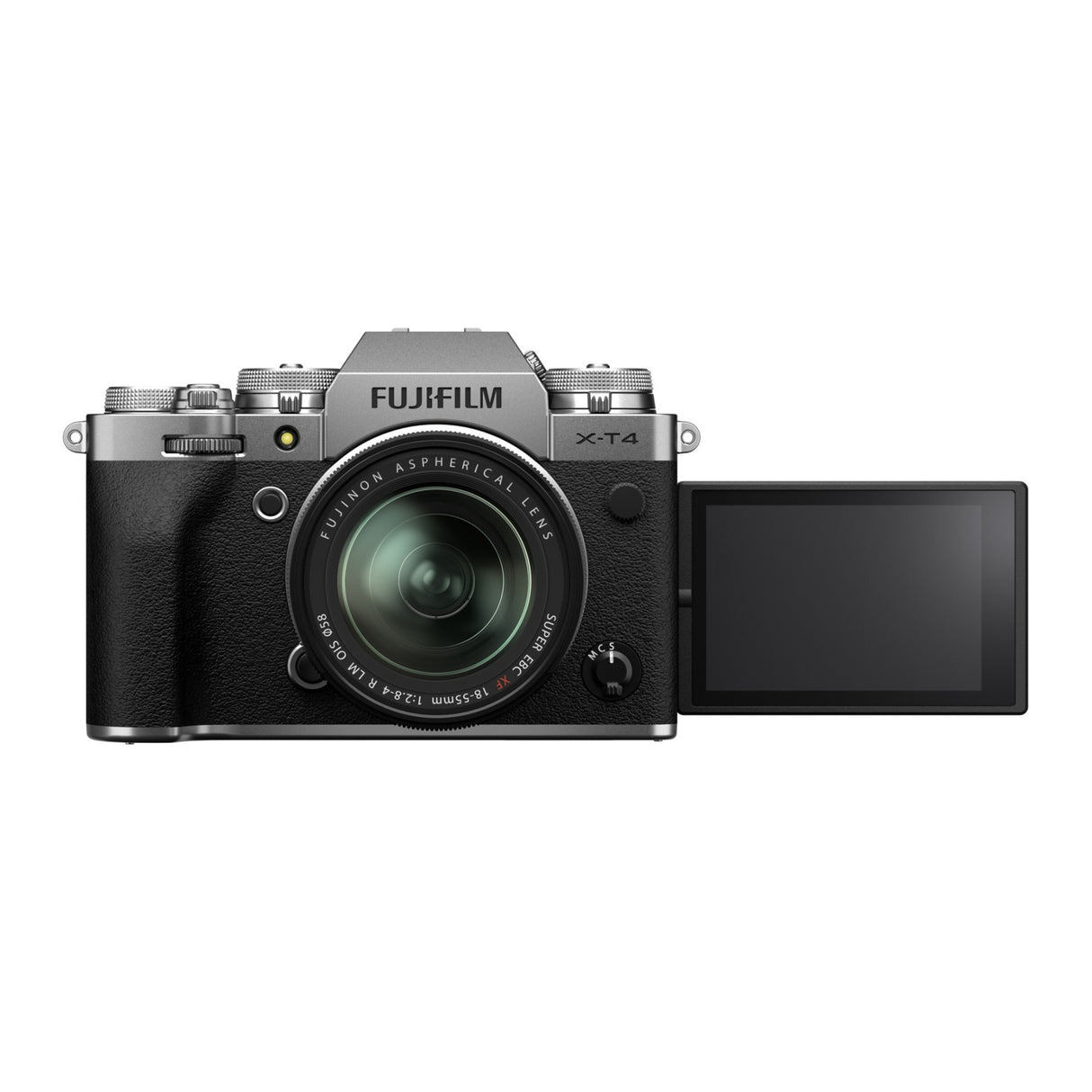 Fujifilm X-T4 Mirrorless Digital Camera with XF 18-55mm f/2.8-4 Lens Kit (Silver)
