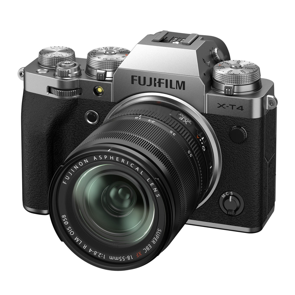 Fujifilm X-T4 Mirrorless Digital Camera with XF 18-55mm f/2.8-4 Lens Kit (Silver)