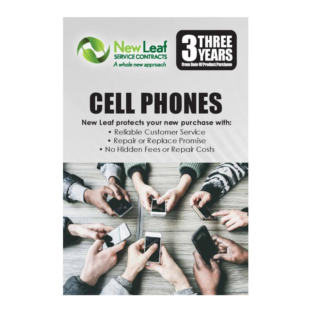 New Leaf 3-Year Cell Phones Service Plan for Products Retailing Under $750
