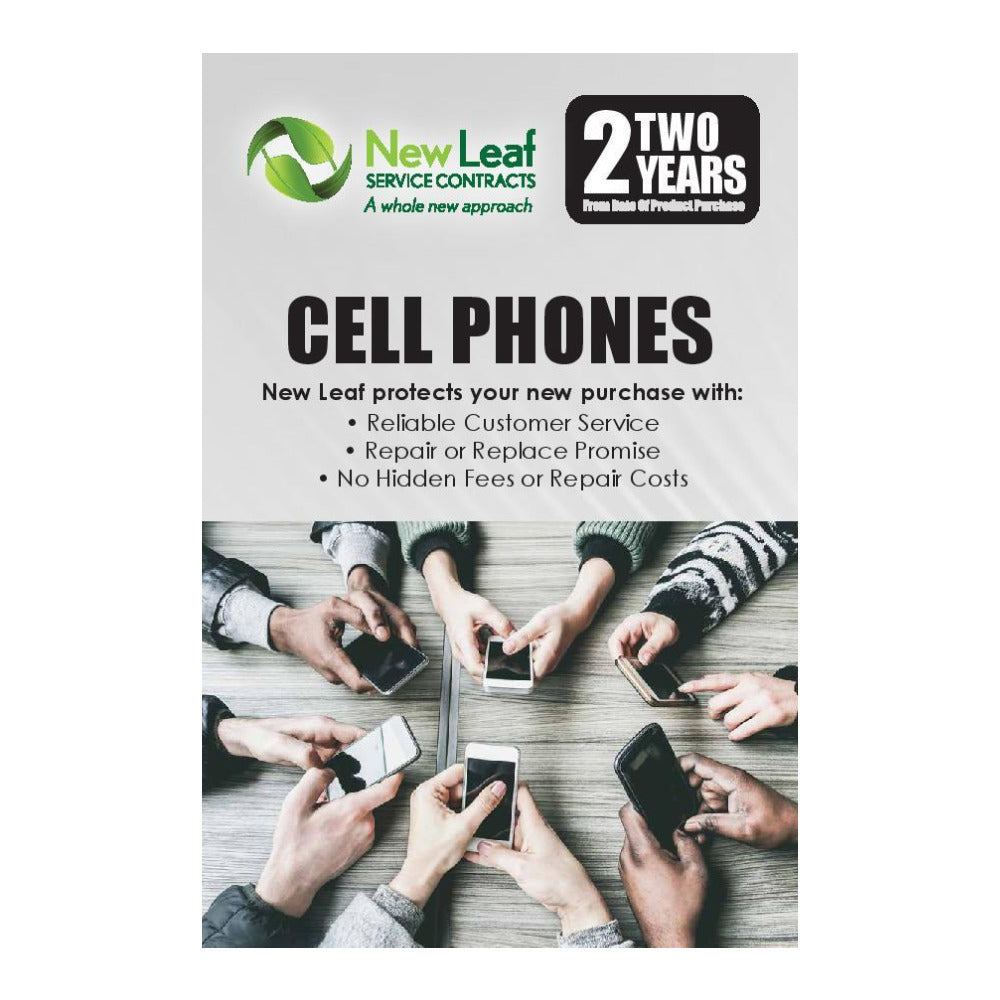 New Leaf 2-Year Cell Phones Service Plan for Products Retailing Under $1500