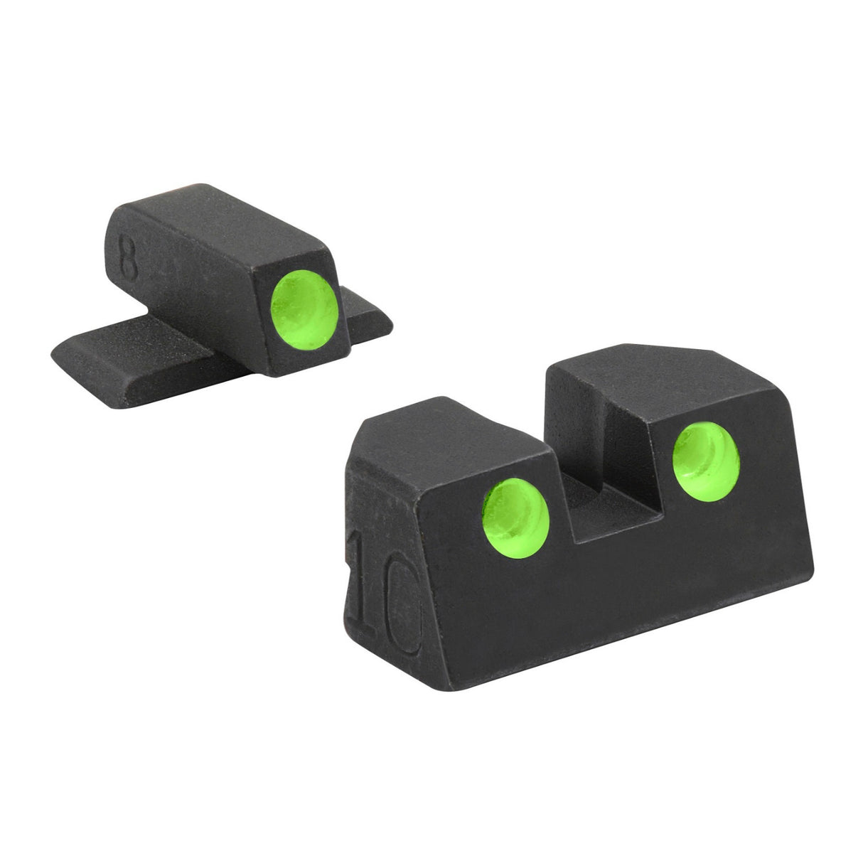 Meprolight ML 11411 Tru-Dot Fixed Night Sight Set for Springfield XD .45 ACP (Green/Green)