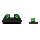 Meprolight ML 11735 Tru-Dot Fixed Night Sight Set for Smith & Wesson Novak Replacement Set (Green/Green)