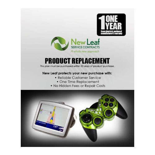 New Leaf 1-Year Product Replacement Service Plan for Products Under $100