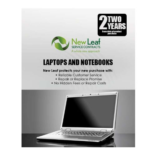 New Leaf 2-Year Laptops/Notebooks Service Plan for Products Retailing Under $3000