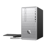 HP Pavilion 590 Desktop PC, AMD Ryzen 7 (8-Core), 16GB RAM, 1TB HDD + 256GB SSD, AMD Radeon RX 550 2GB, Windows 10 Home (Certified Refurbished)
