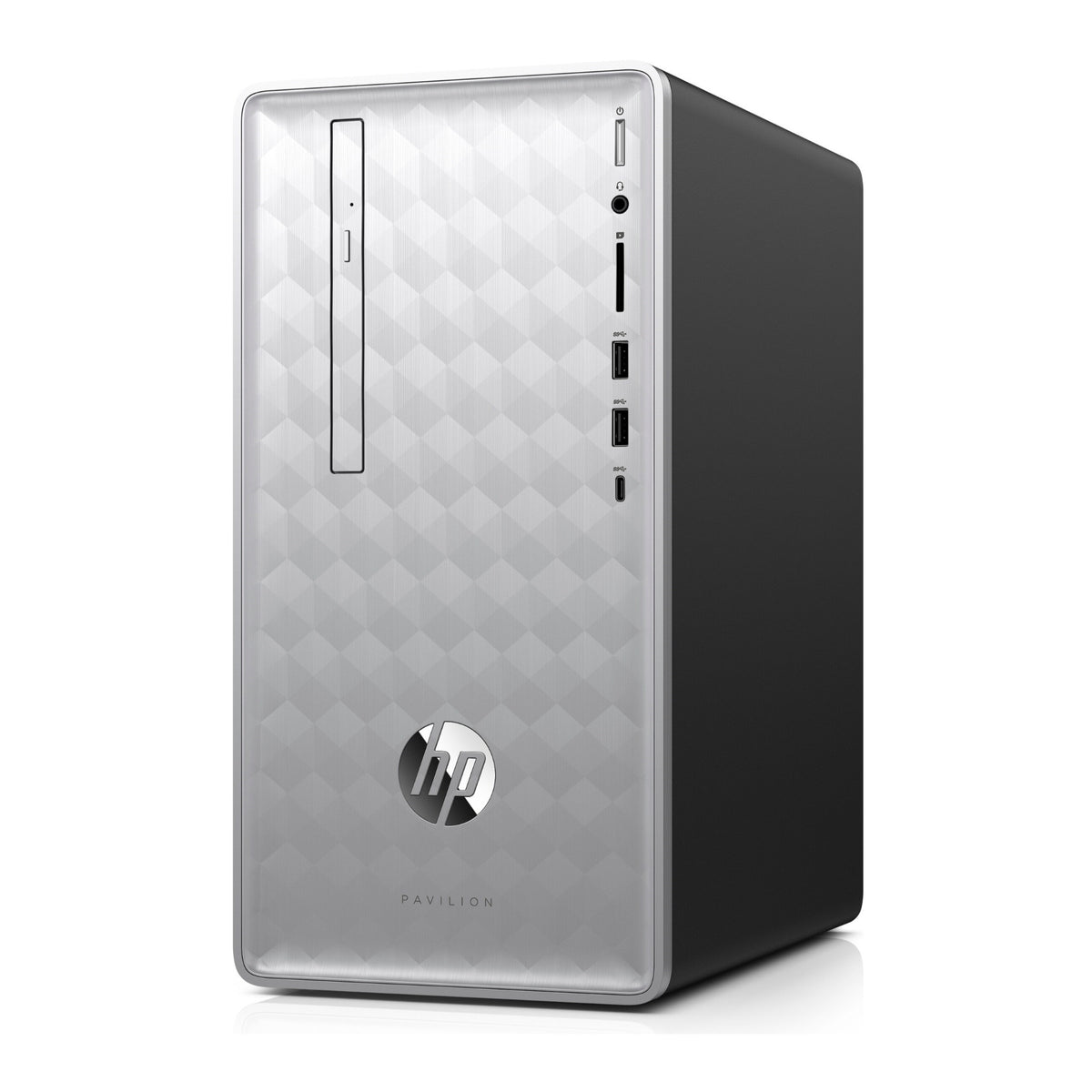 HP Pavilion 590 Desktop PC, Intel Core i7-9700, 16GB RAM, 1TB HDD + 128GB SSD, Radeon Graphics 4GB, Windows 10 (Certified Refurbished)