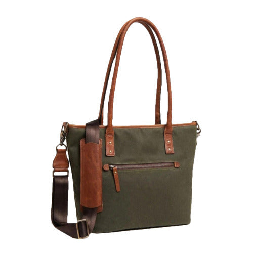 ONA Camera Bag Capri II Tote (Olive Waxed Canvas)