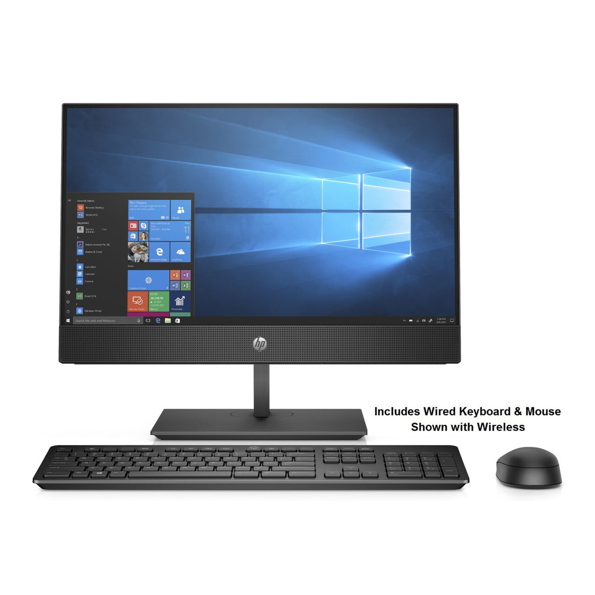 HP ProOne 600 G4 21.5-inch Full HD Touch All-in-One Business PC Intel i5-8500 8GB 256GB SSD Windows 10 Pro 64