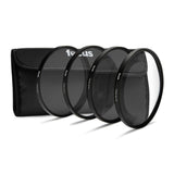 Focus Camera 40.5mm Close Up Lens Filter Set +1 +2 +4 +10