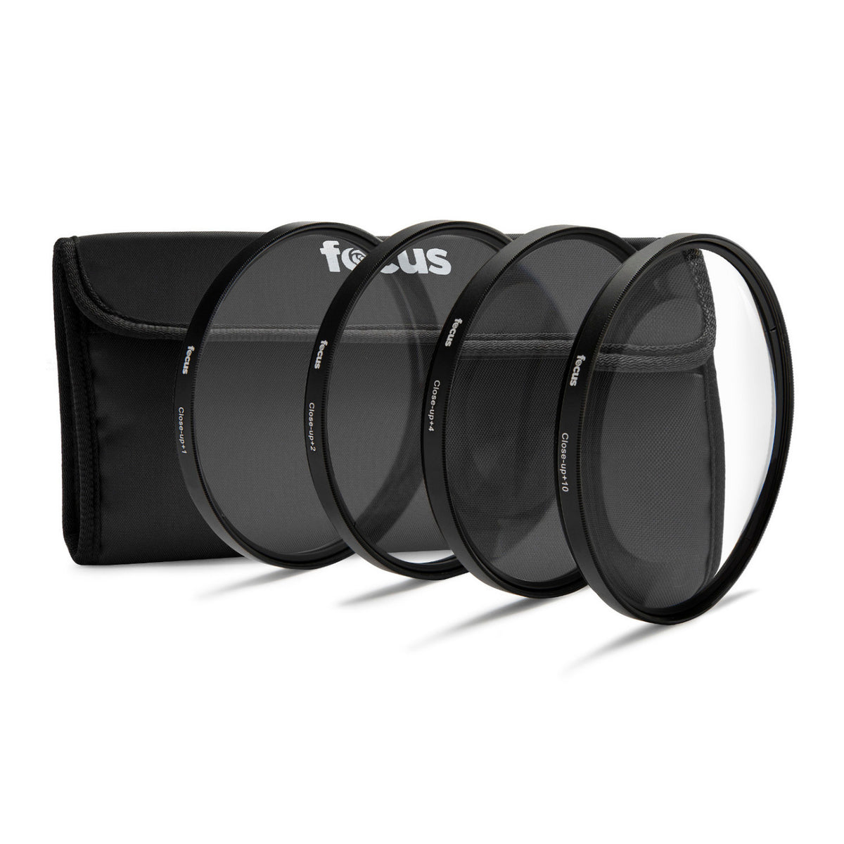 Focus Camera 55mm Close Up Lens Filter Set +1 +2 +4 +10