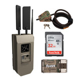 Cuddeback 3587 CuddeSafe Size K CuddeLink Camera Bear Box with Locking Cable, 32GB SD Card, and Card Reader