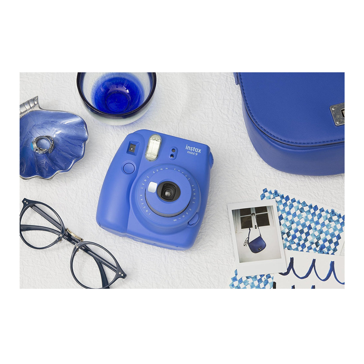 Fujifilm Instax Mini 9 Instant Camera (Cobalt Blue)