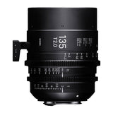 Sigma 135mm T2 FF High Speed Prime /i Technology-Compatible PL Mount Lens (Meter Markings)