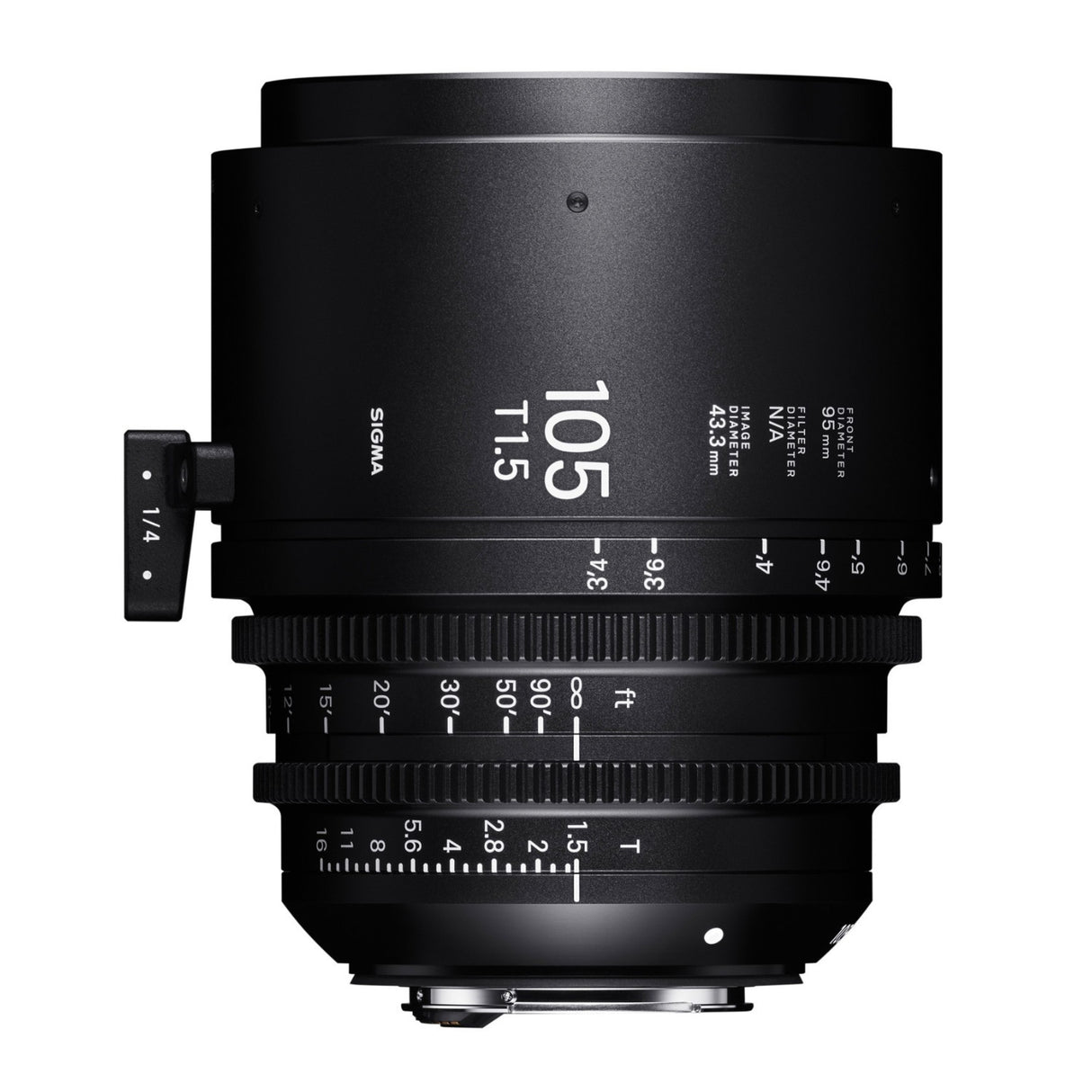 Sigma 105mm T1.5 FF Prime /i Technology-Compatible PL Mount Lens (Meter Marking)