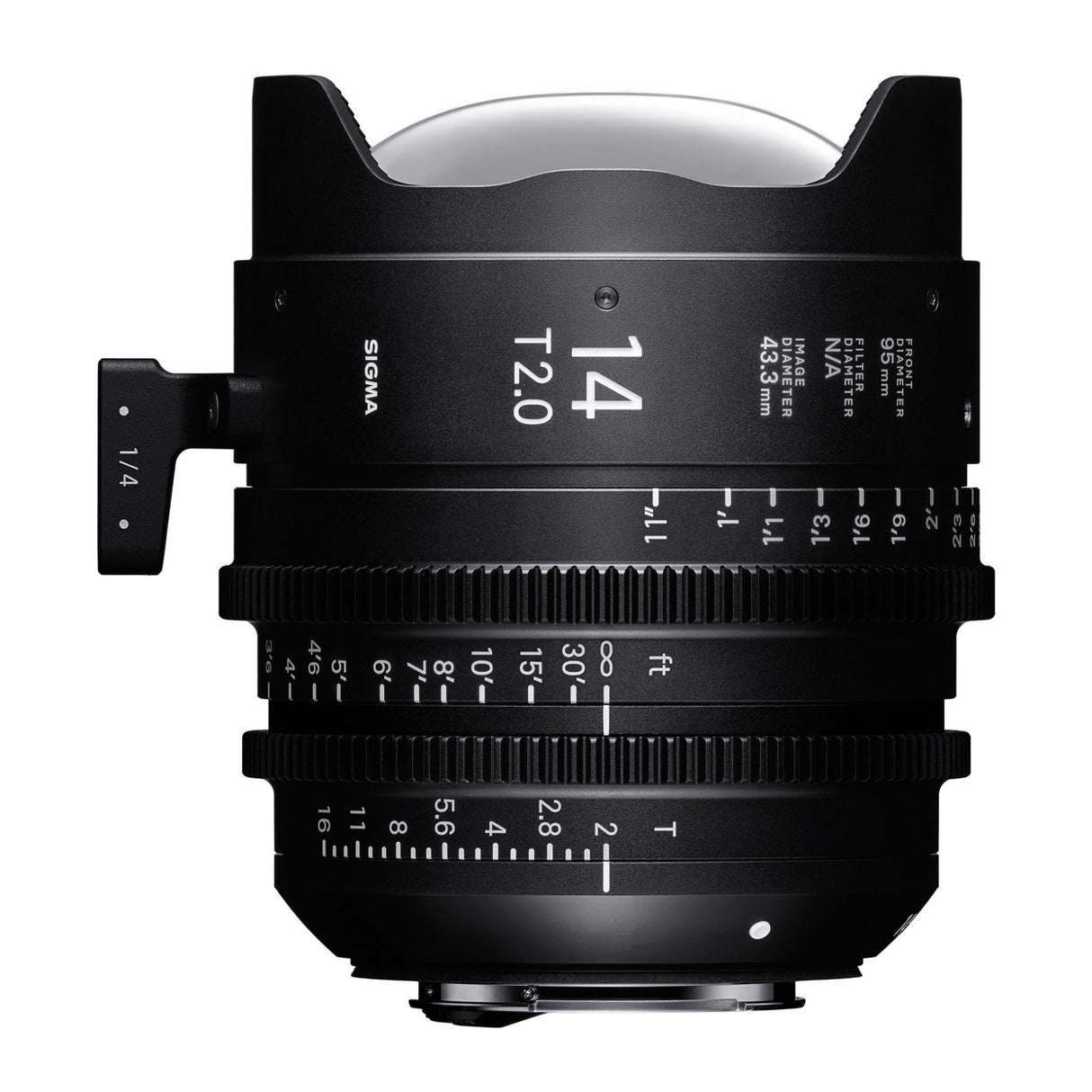Sigma 14mm T2 FF Prime /i Technology-Compatible PL Mount Lens (Metric Markings)