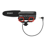 Panasonic LUMIX G7 Mirrorless Camera (Silver) with 14-42mm Lens and Koah Mic Bundle