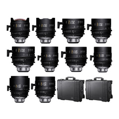 Sigma FF Classic Prime Line 10-Lens Kit (Meter Markings) with Hard Cases
