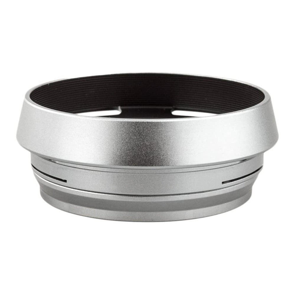 FujiFilm 49mm Filter Adapter Ring and Lens Hood for Fujifilm Cameras (Silver)