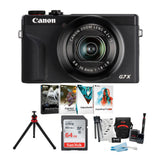 Canon Powershot G7X Mark III 4K Digital Camera (Black) with 64GB SD Card and Accessory Bundle