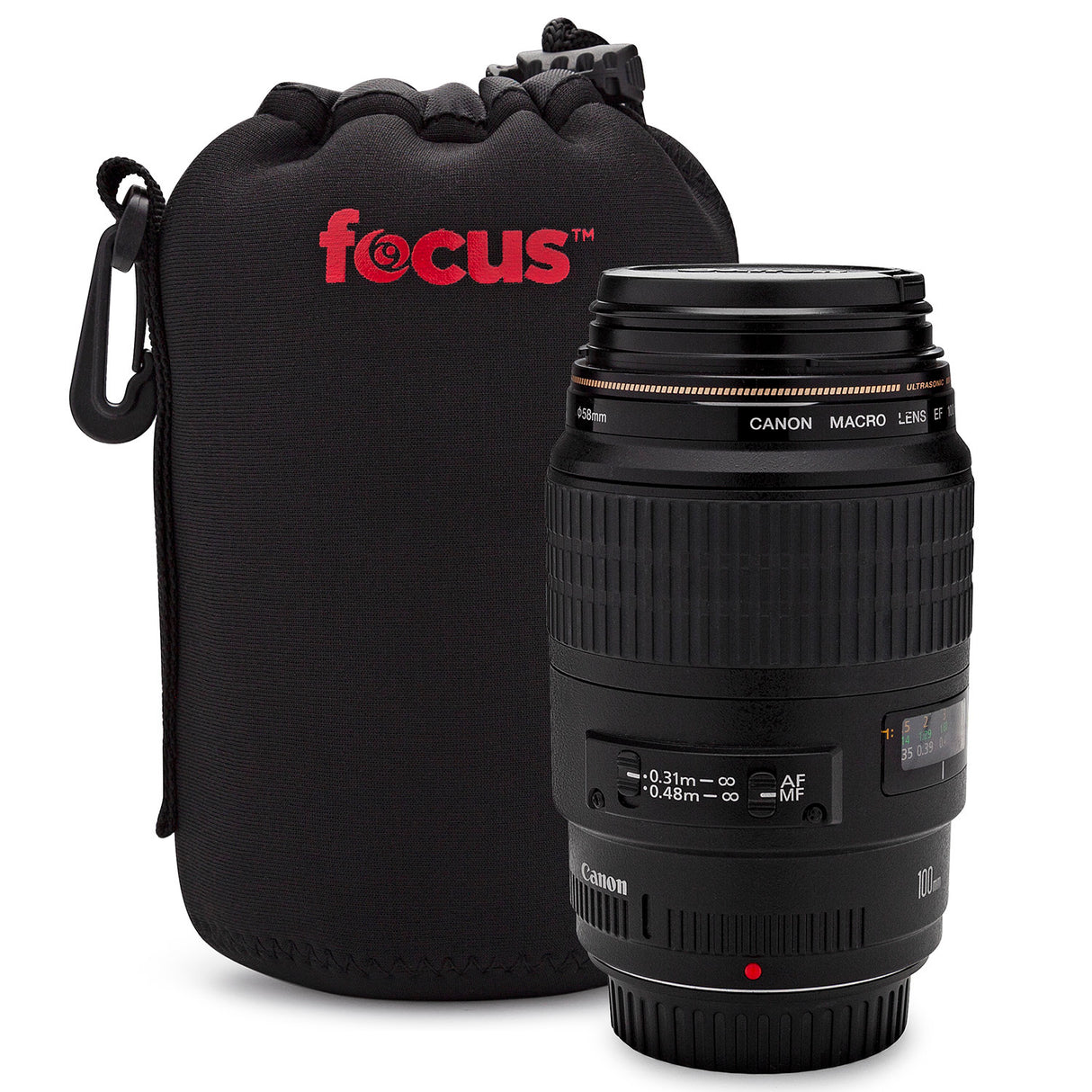 Focus Camera Neoprene Lens Pouch (Medium)