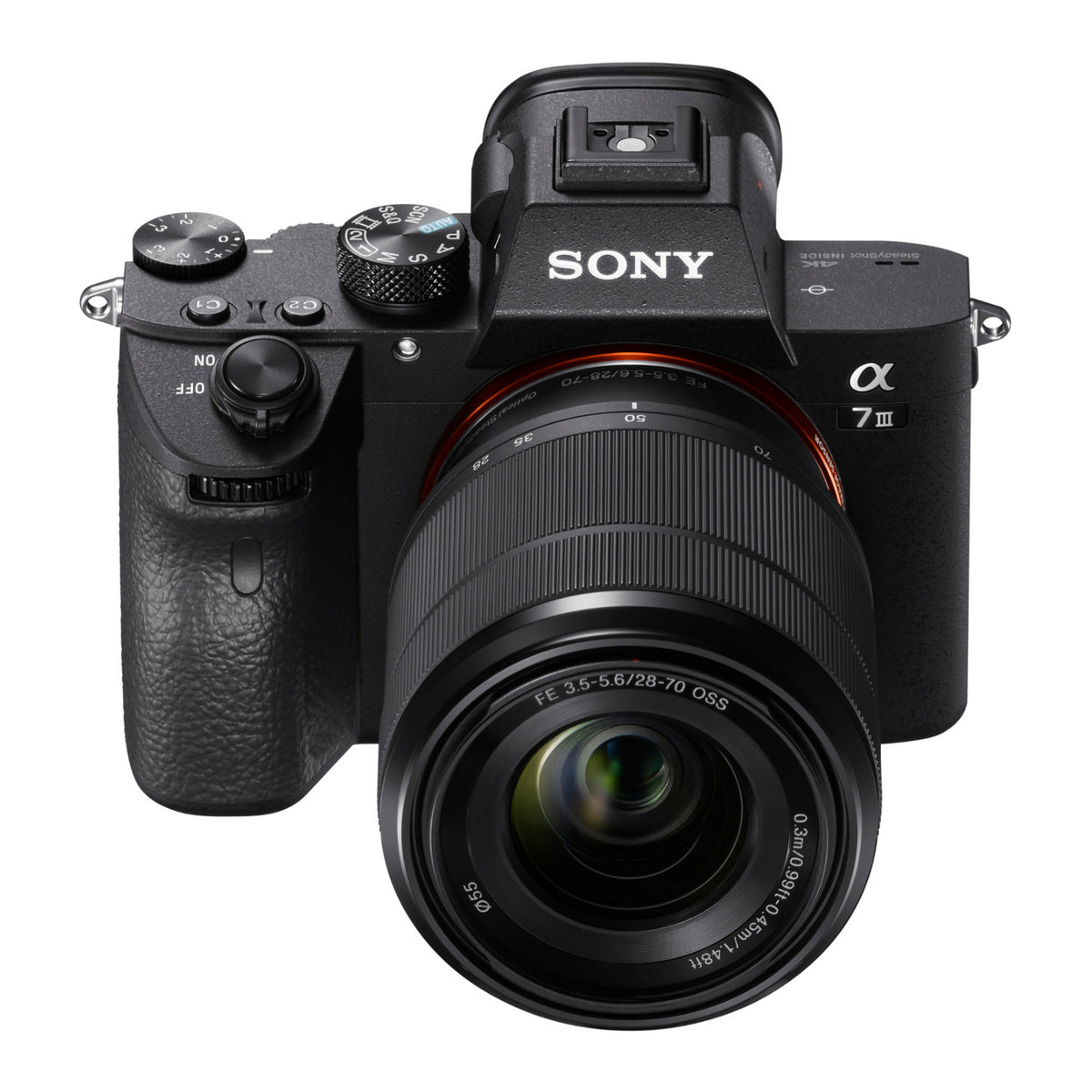 Sony Alpha a7 III Full Frame Mirrorless Digital Camera with 28-70mm OSS and 50mm f/1.8 Lens Bundle