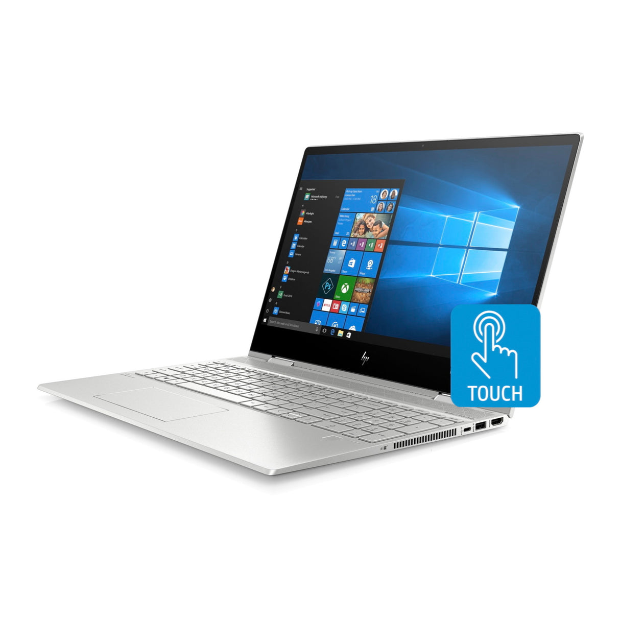 HP Envy x360 15t 15.6" FHD Touch Convertible Laptop, Intel Core i5-10210U, 12GB RAM, 256GB SSD (Certified Refurbished)