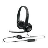 Logitech H390 USB Headset and 4-Port USB Hub