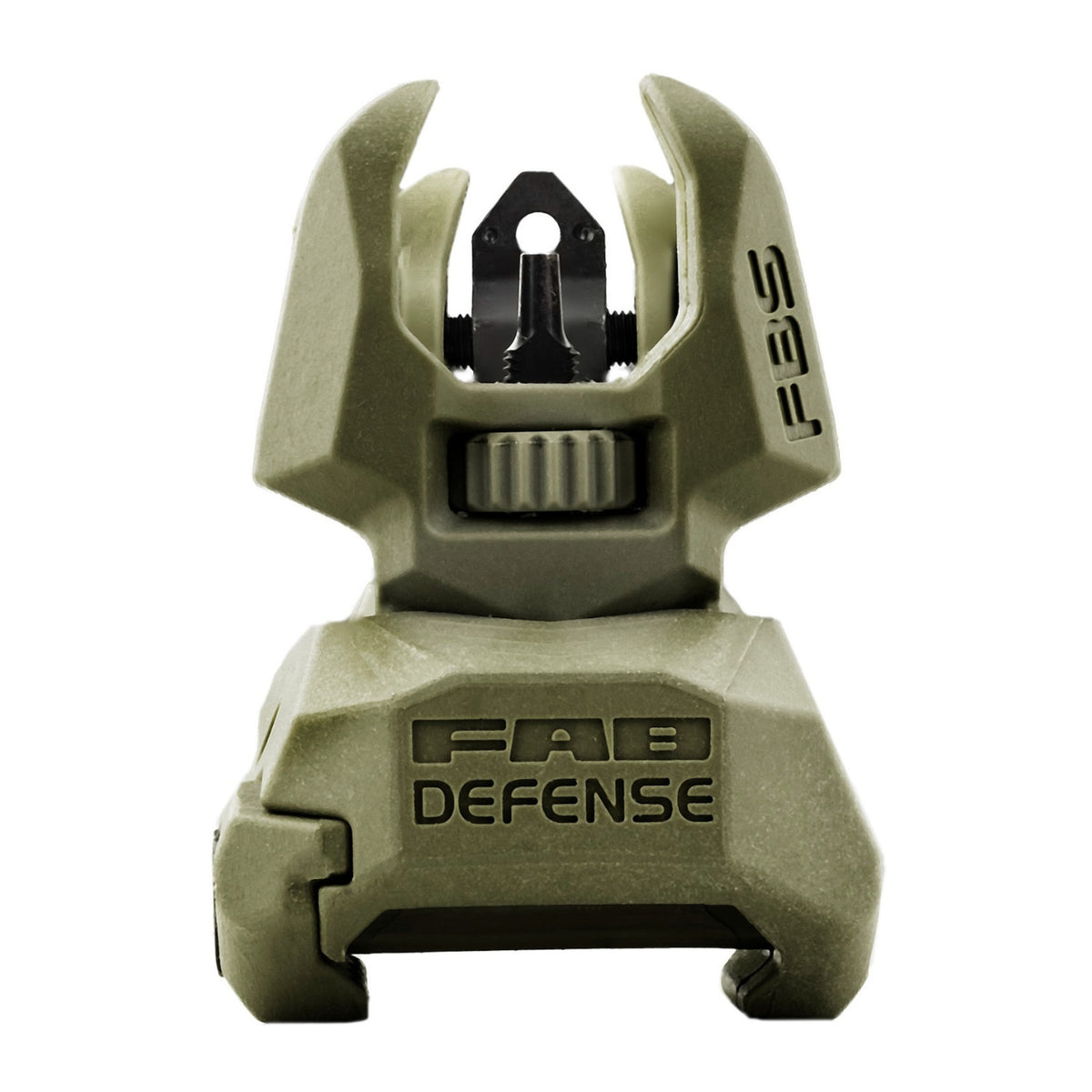 Meprolight FRBS M2D Front and Rear Set of Flip-up Sights with Tritium (2 Rear Dots, OD Green)