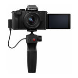 Panasonic LUMIX G100 4K Mirrorless Vlogging Kit with 12-32mm Lens & Tripod Grip (Open Box)