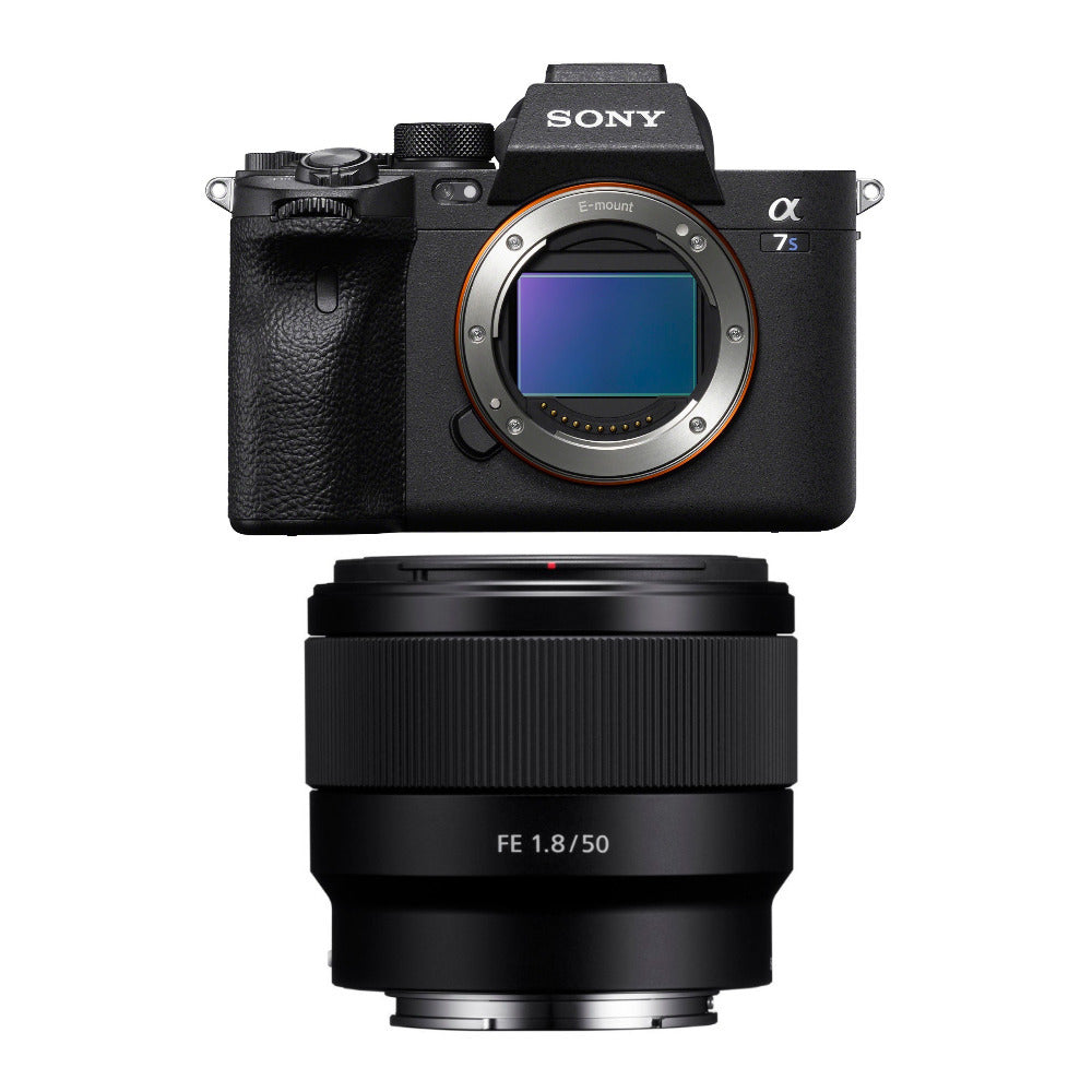 Sony Alpha a7S III Mirrorless Digital Camera with 50mm Full Frame Prime Lens Bundle
