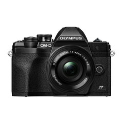Olympus OM-D E-M10 Mark IV Camera (Black) & M.Zuiko Digital ED 14-42mm Lens Kit