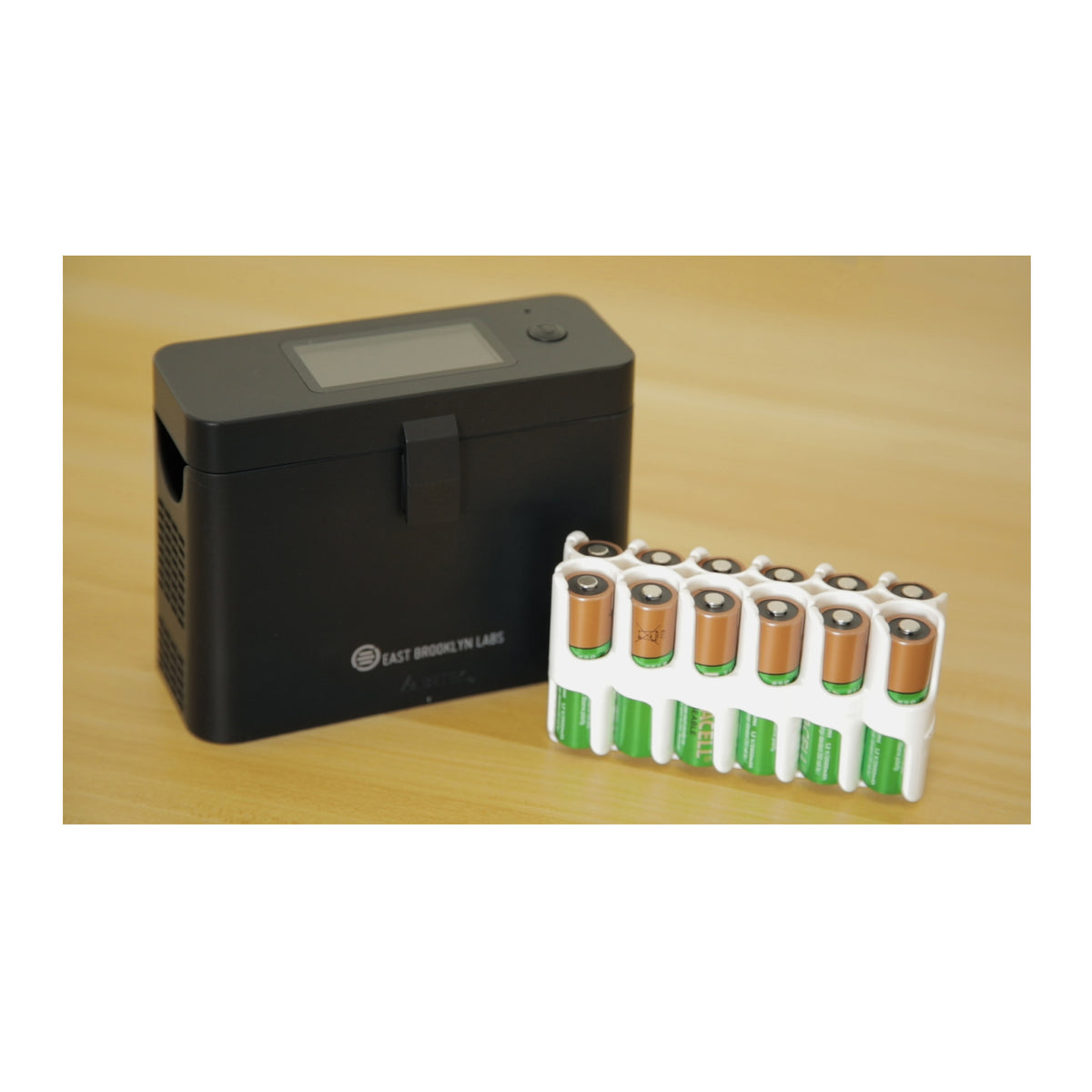 East Brooklyn Labs RadCad Battery Charger and Caddy for AA Rechargeable Batteries