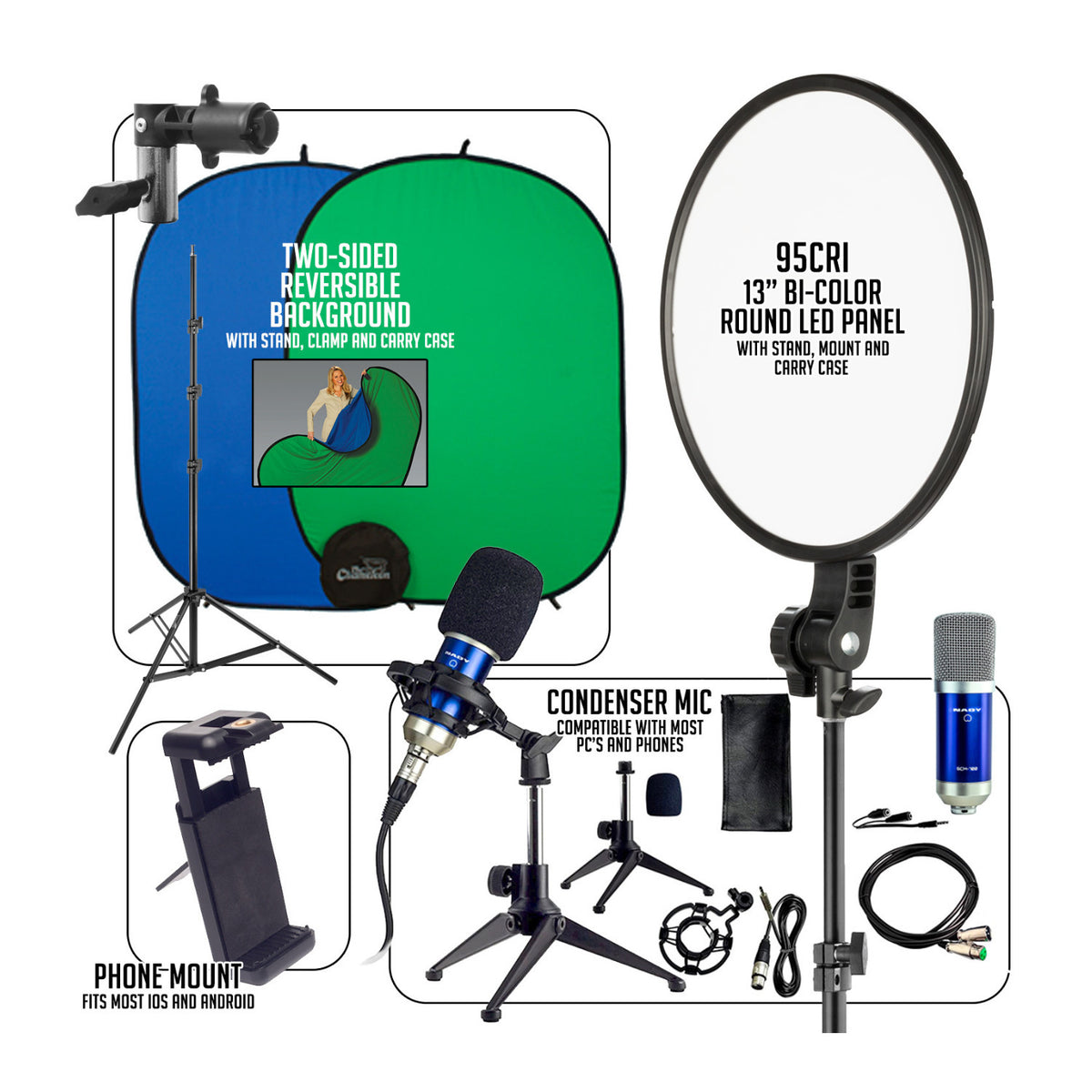 Smith-Victor ProMARK Work From Home 360 Kit (Open Box)