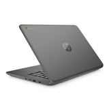 HP Chromebook 14-ca Laptop, 14" FHD, Intel N3350, 4GB RAM, 32GB eMMC (Certified Refurbished)