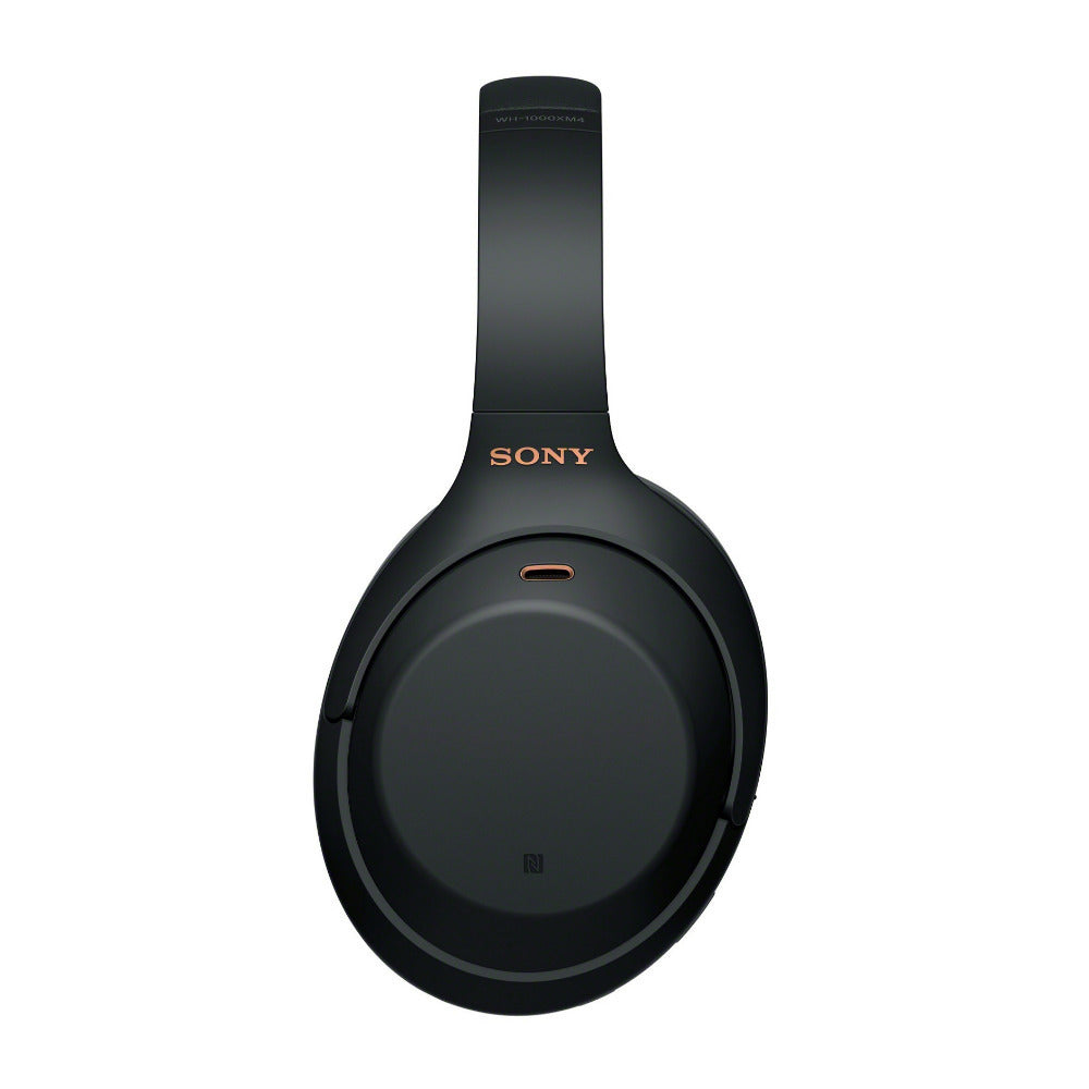 Sony WH-1000XM4 Wireless Noise Canceling Over-Ear Headphones (Black) Bundle