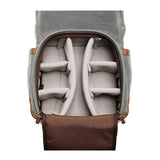 ONA Monterey Camera and Laptop Backpack (Smoke and Antique Cognac)
