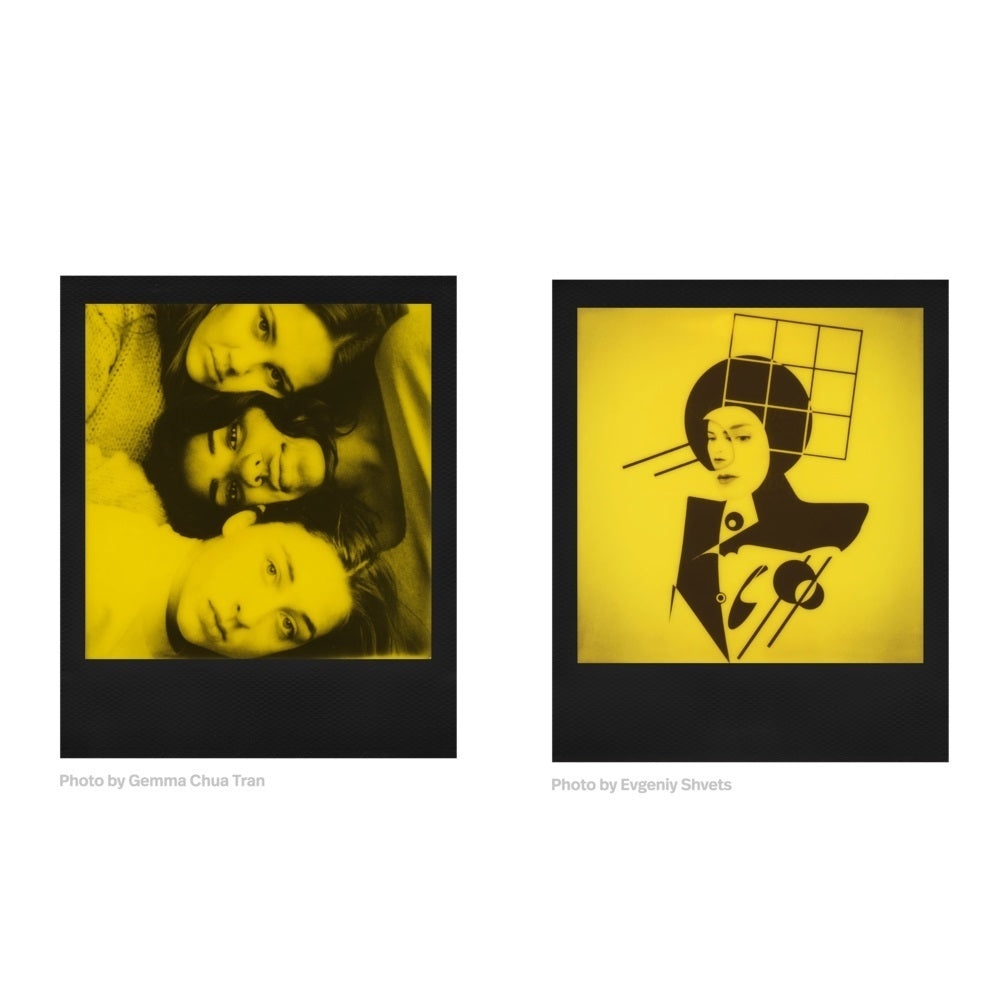 Polaroid Duochrome film for 600 - Black & Yellow Edition