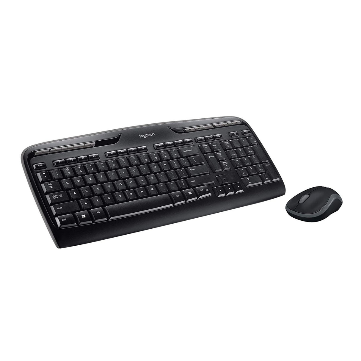 Logitech MK320 Wireless Keyboard and Mouse Bundle with Knox 3.0 4 Port USB Hub