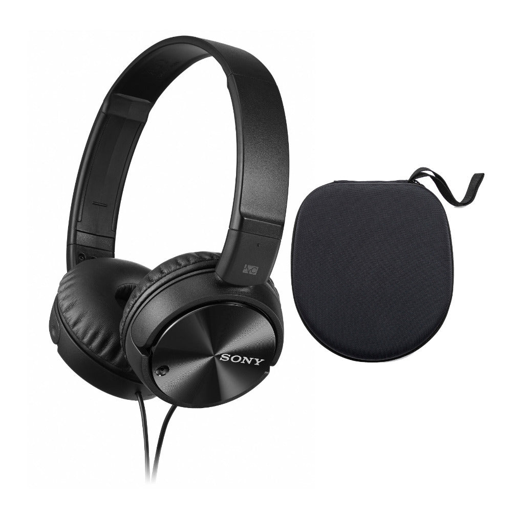 Sony ZX110NC Noise Cancelling Headphones with Protective Headphone Case