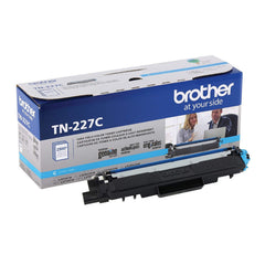 Brother Genuine TN-227C High Yield Toner Cartridge (2300 Pages, Cyan)