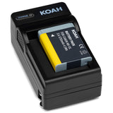 Koah 1250 mAh Rechargeable Lithium-Ion Battery Kit for Canon NB-13L with Charger