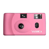 YASHICA MF-1 Snapshot Art 35mm Film Camera Set (Pink)